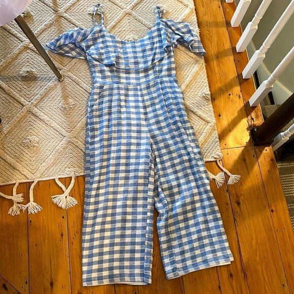 BB Dakota Picnic Print Jumpsuit - Picture 1 of 4